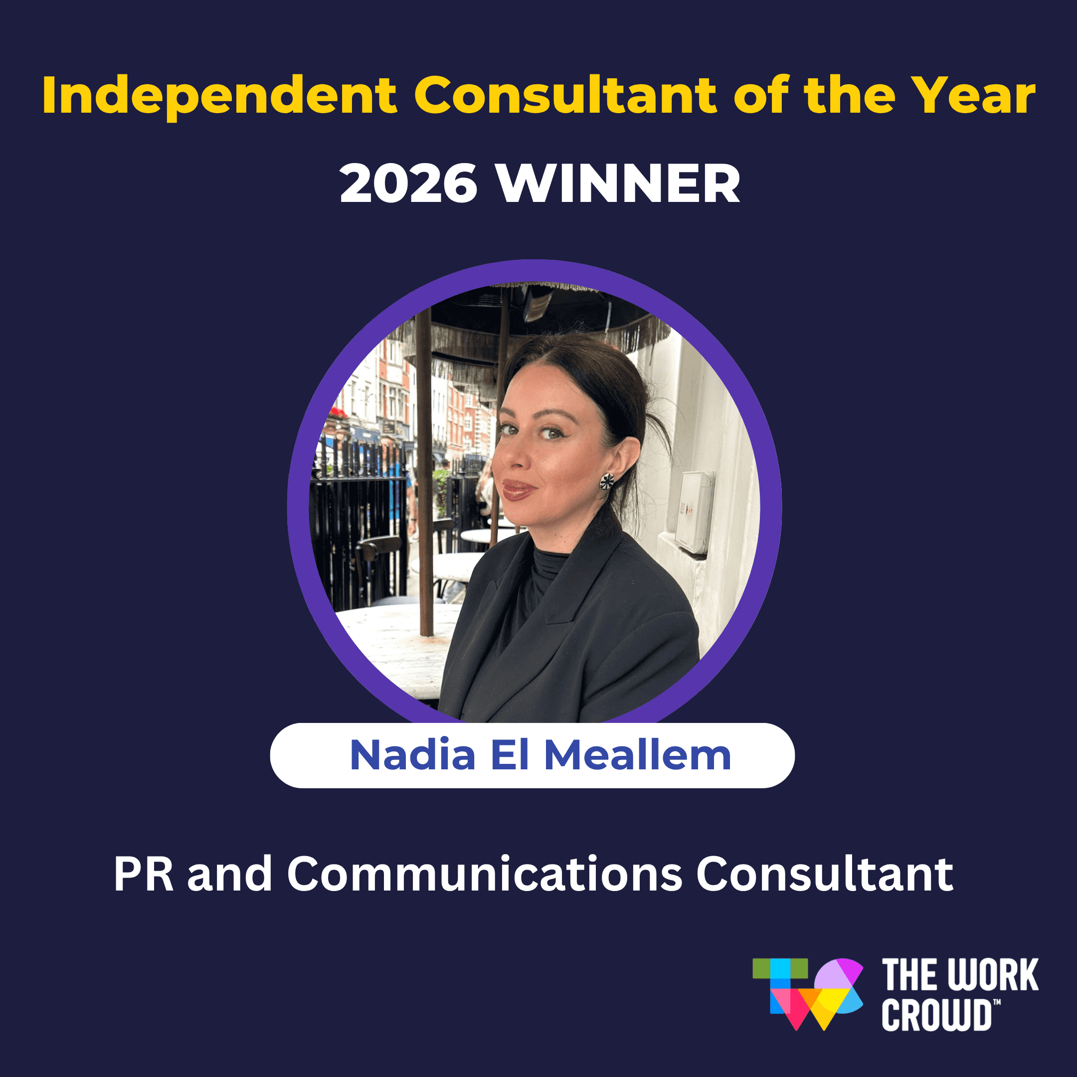 The Work Crowd Independent Consultant of the Year 2026 Winner